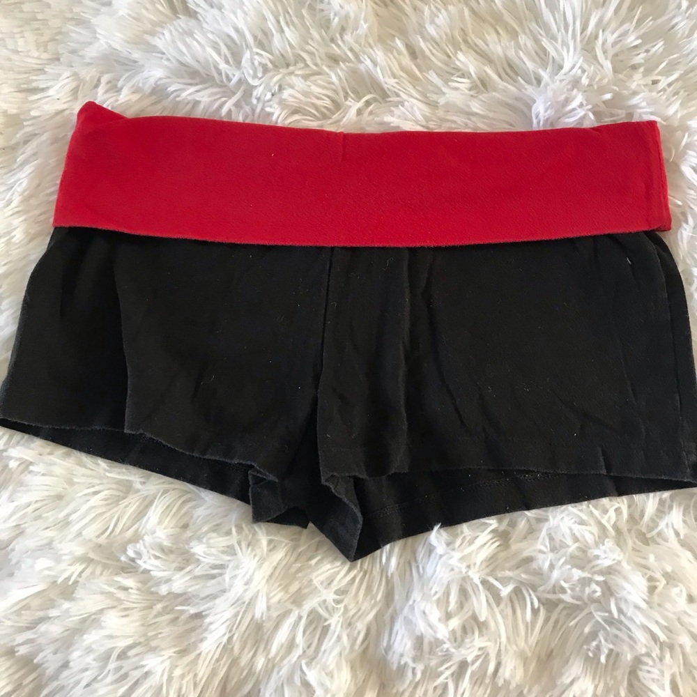 3/$20 No Boundaries Black & Red Shorts